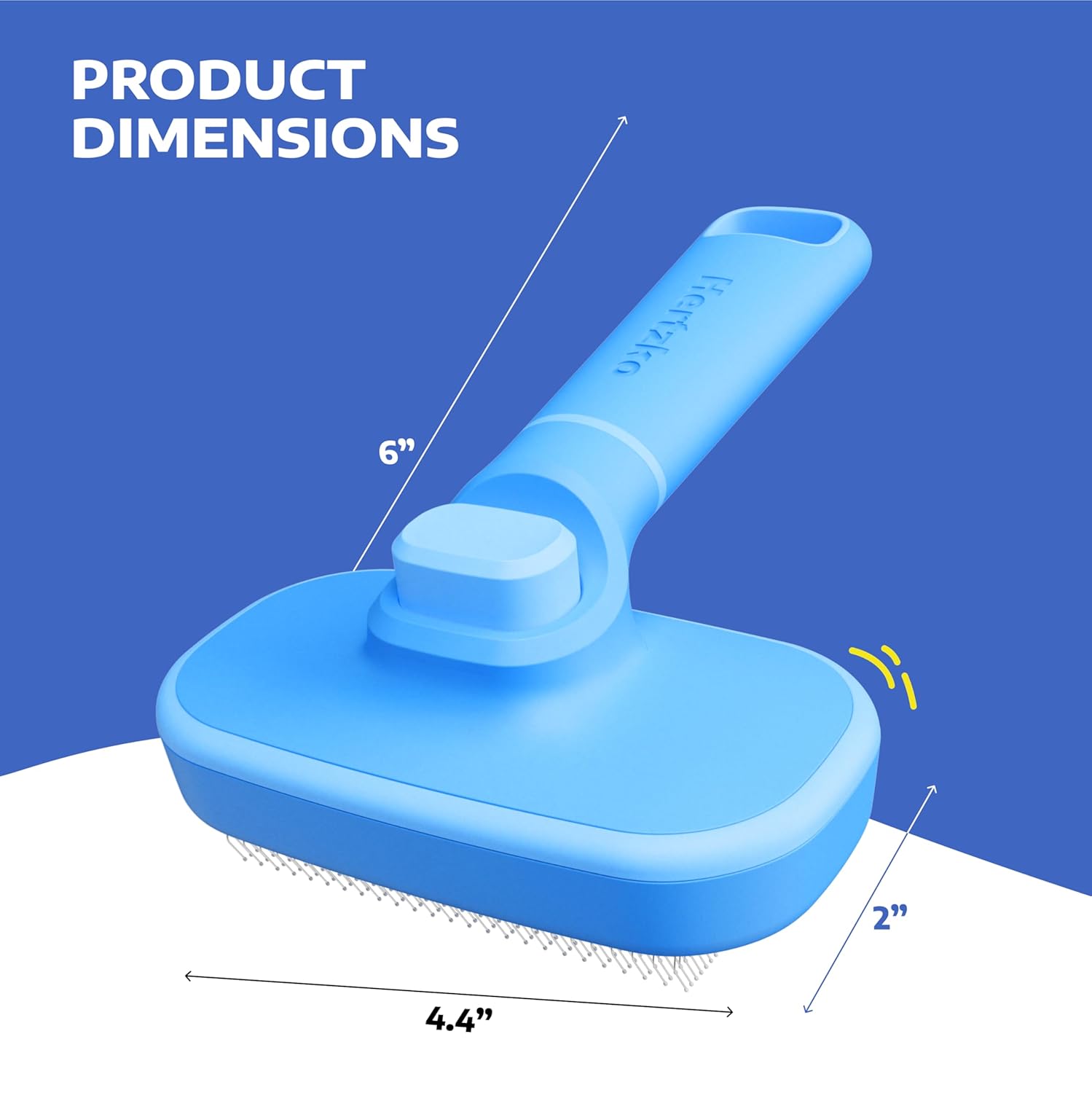 Hertzko Self Cleaning Slicker Brush